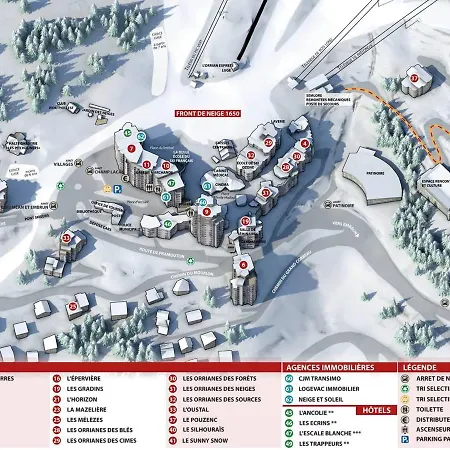 Skis Aux Pieds Avec Balcon, Centre Station - Fr-1-322-466 Apartment