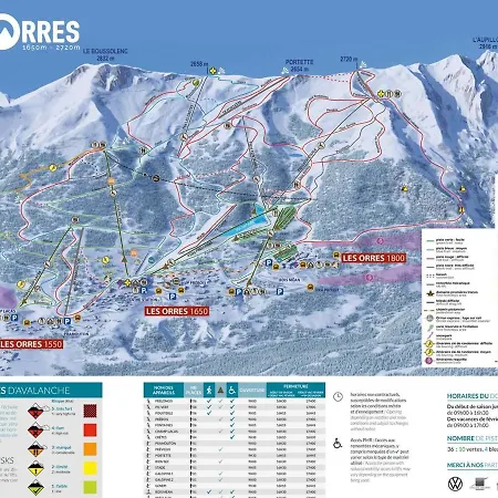 Skis Aux Pieds Avec Balcon, Centre Station - Fr-1-322-466 * Les Orres
